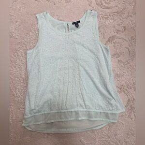 GAP Women's Mint Green Layered Tank Top